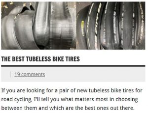 The best tubeless bike tires