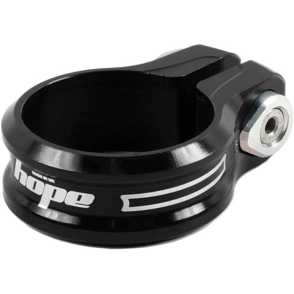 Hope Single Bolt Seat Post Clamp - 36.4mm Black | Seat Post Clamps