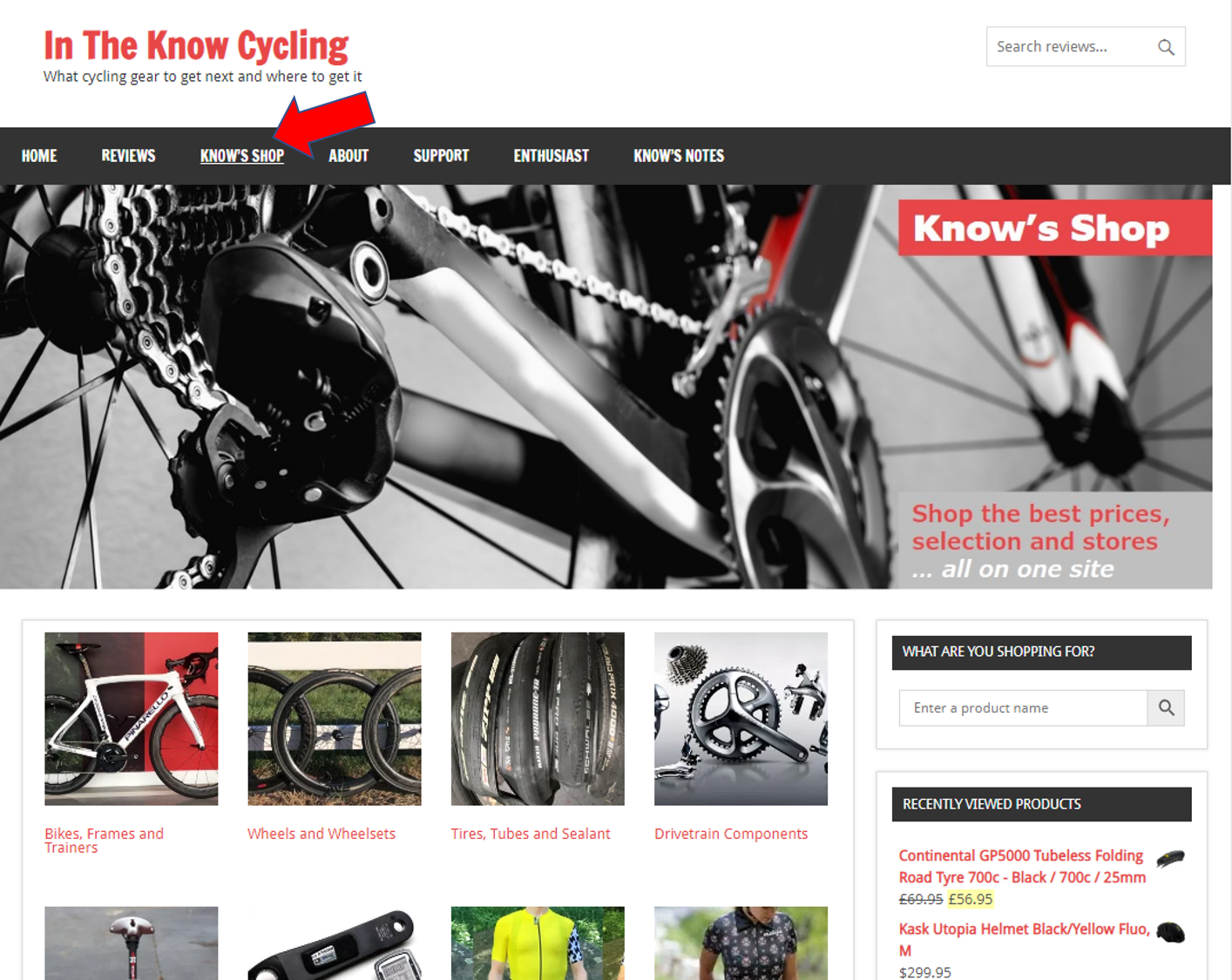 KNOWS SHOP - THE BEST BIKE DEALS FROM THE BEST STORES