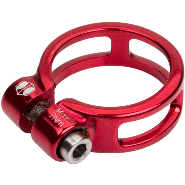 Box One Fixed Seat Clamp - 31.8mm Red | Seat Post Clamps