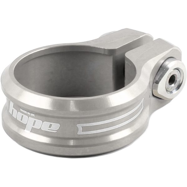 Hope Single Bolt Seat Post Clamp - 31.8mm Silver | Seat Post Clamps