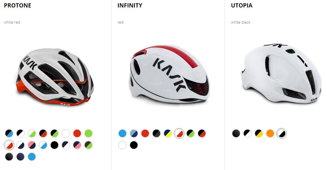 Kask UTOPIA Aero Road Cycling Helmet WHITE/BLACK 