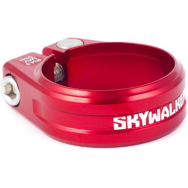 Sixpack Racing Skywalker CNC Seatclamp - 34.9mm Red | Seat Post Clamps