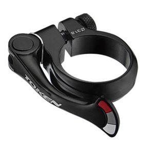 Token TK1683TI Shark Tail Seat Clamp - 31.8mm Black | Seat Post Clamps