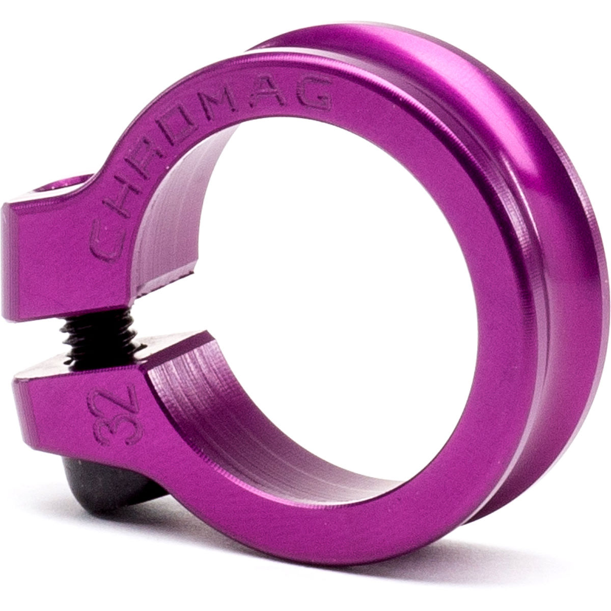 Chromag Non QR Seat Post Clamp - 32.0mm Purple | Seat Post Clamps