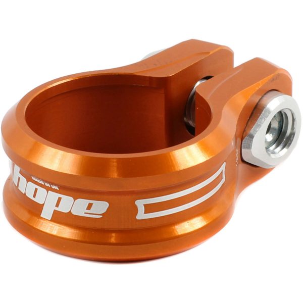 Hope Single Bolt Seat Post Clamp - 31.8mm Orange | Seat Post Clamps