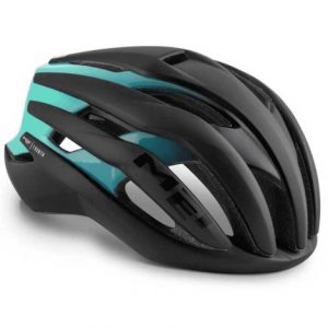 MET Trenta Road Bike Helmet - Black Shaded Green / Matt Glossy / Small / 52cm / 56cm