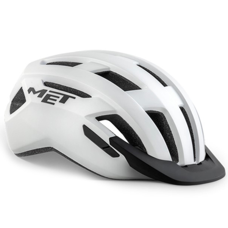 MET Allroad Road Helmet - White / Matt / Small / 52cm / 56cm