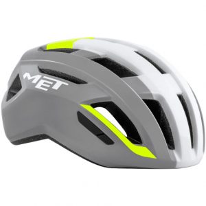 MET Vinci MIPS Road Helmet - Grey / Yellow / Small / 52cm / 56cm