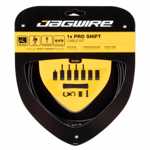 Jagwire 1x Pro Shift Kit Black, Road/MTB, Shim/SRAM, 2800mm Cable