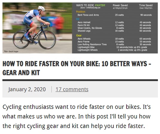 How to ride faster on your bike: 10 better ways