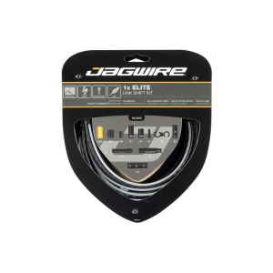 Jagwire 1x Elite Link Shift Cable Kit Black, SRAM/Shimano, Polished Ultra-Slick Cable