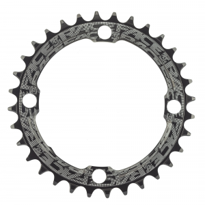 Race Face | 104 Bcd Narrow Wide Chainring | Black | 30 Tooth | Aluminum