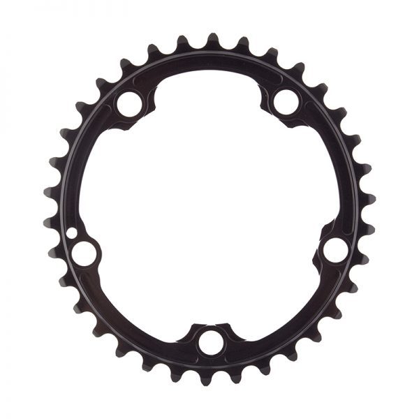 Absolute Black 35T Oval 2x SRAM Chainring, 110 BCD, Black