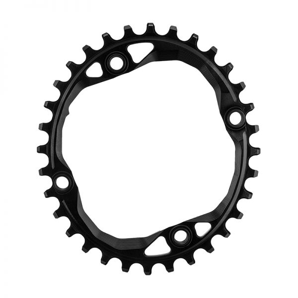 Absolute Black Oval 104 BCD N/W 32T Chainring, Black
