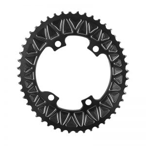 Absolute Black Oval 110 BCD 9100/8000 2X 48T Chainring, Black