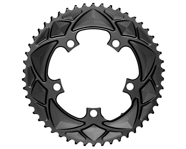 Absolute Black Round Chainring (Black) (110mm BCD) (52T) - RR52/5BK