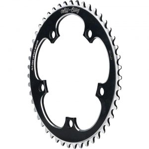 All-City 1/8" Messenger Chainring (Black) (130mm BCD) (Offset N/A) (39T) - AC_39TX130_1/8_BLK
