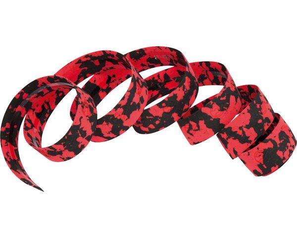Cinelli Macro Splash Ribbon Handlebar Tape (Black/Red) - NMMASPRN