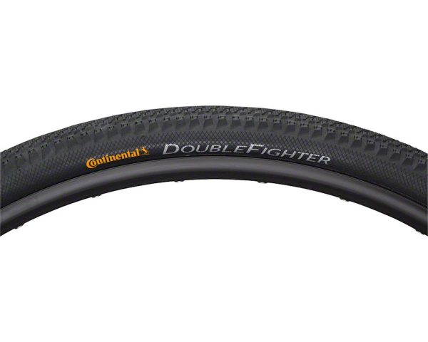Continental Double Fighter III Tire - 700 x 35, Clincher, Wire, Black - 0100795