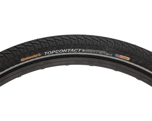 Continental Top Contact Winter Tire - 700 x 37, Clincher, Folding, Black - 0100713