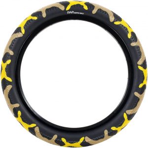 Cult Vans Tire (Yellow Camo/Black) (20 x 2.40) - 05-TIRE-CV-2.40-YCAMO