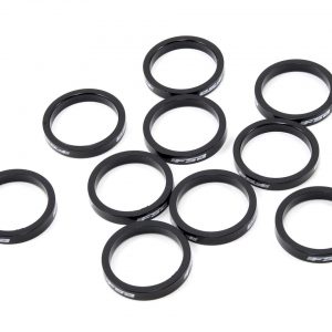 FSA PolyCarbonate Headset Spacers (Black) (1-1/8") (10) (5mm) - 160-3501B