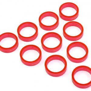 FSA PolyCarbonate Headset Spacers (Red) (1-1/8") (10) (10mm) - 160-3502TR