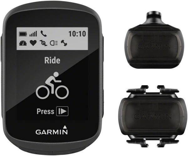 Garmin Edge 130 GPS Cycling Computer Speed/Cadence Bundle: Black