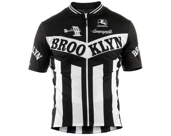 Giordana Team Brooklyn Vero Pro Fit Short Sleeve Jersey (Black) (L) - GI-S5-SSJY-TEAM-BRBK-04