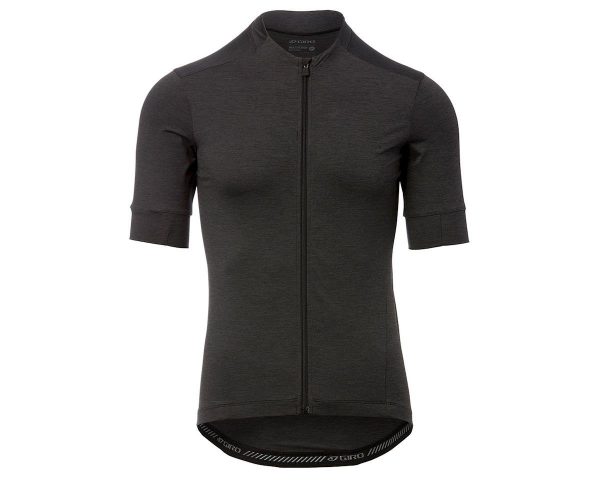 Giro Men's New Road Short Sleeve Jersey (Charcoal Heather) (S) - 7097252