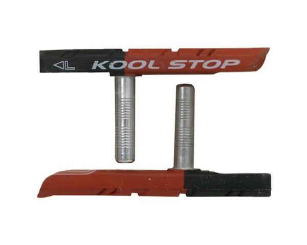Kool Stop Mountain Cantilever Brake Pads (Black/Salmon) (Pair) (Smooth Post) - KS-MTCDL