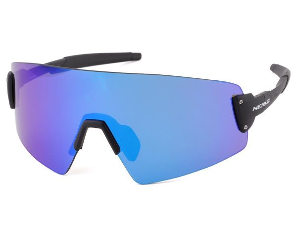 Optic Nerve Fixie Blast Sunglasses (Matte Black) (Blue Mirror Lens) - 22100