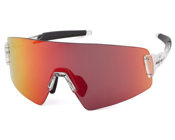 Optic Nerve Fixie Blast Sunglasses (Shiny Crystal Clear) (Red Mirror Lens) - 22103