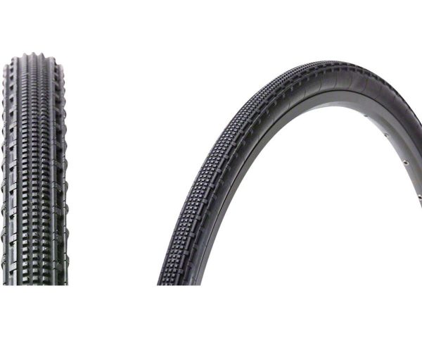Panaracer Gravelking SK Tubeless Gravel Tire (Black/Black) (700 x 43) - RF743-GKSK-B