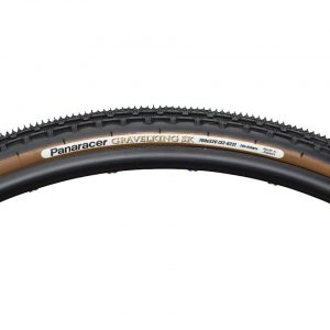 Panaracer Gravelking SK Tubeless Gravel Tire (Black/Brown) (700 x 38) - RF738-GKSK-D
