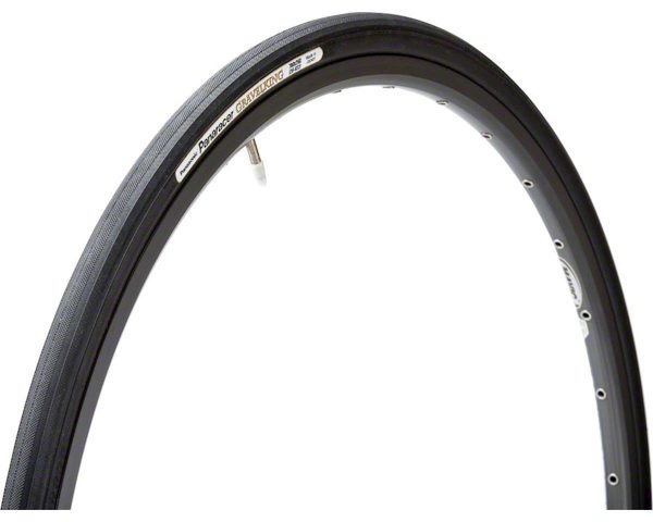 Panaracer Gravelking Tubeless Slick Tread Gravel Tire (Black/Black) (700 x 28) - RF728-GK-B