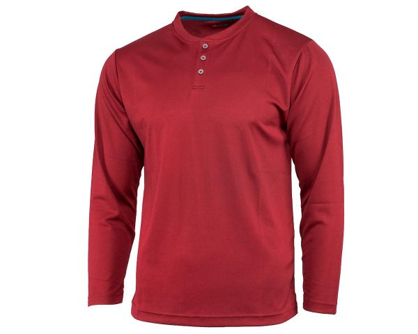 Performance Long Sleeve Club Fed Jersey (Red) (S) - 11-5978-RED-SM