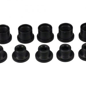 Problem Solvers 8mm Double Chainring Hex Bolts Set (Black) - 405CA0806075001190