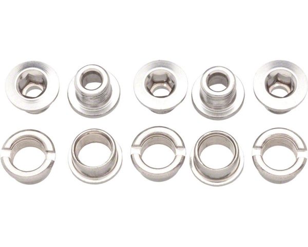 Problem Solvers Double Chainring Bolts (Silver) (Alloy) - CR1401