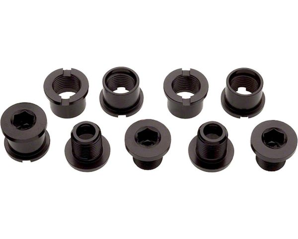 Problem Solvers Single Chainring Bolts (Black) (Alloy) - CR0011