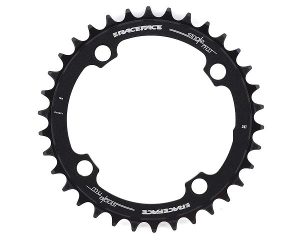 Race Face Narrow-Wide Chainring (Black) (104mm BCD) (Offset N/A) (34T) - RNW104X34BLK