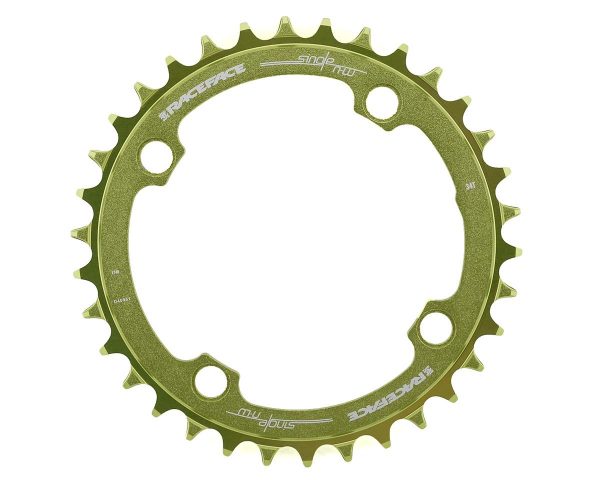 Race Face Narrow-Wide Chainring (Green) (104mm BCD) (Offset N/A) (34T) - RNW104X34GRN