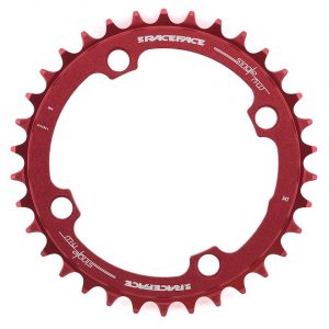 Race Face Narrow-Wide Chainring (Red) (104mm BCD) (Offset N/A) (34T) - RNW104X34RED