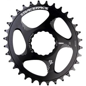 Race Face Narrow Wide Oval Direct Mount Cinch Chainring (Black) (3mm Offset (Boo... - RNWDMOVAL28BLK