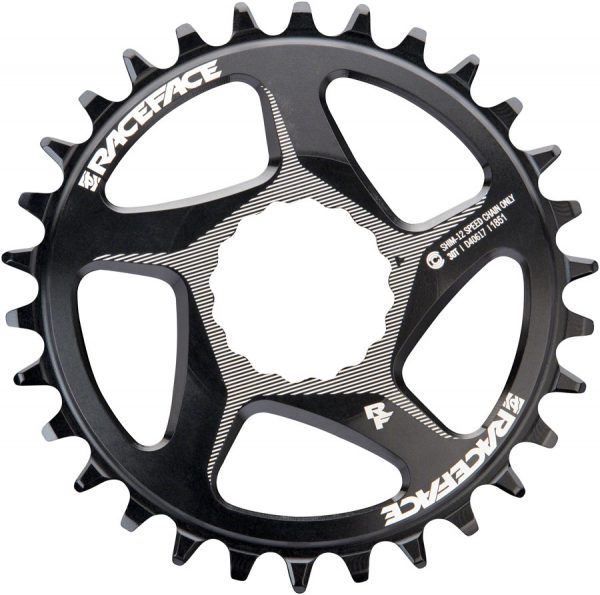RaceFace Narrow Wide Direct Mount CINCH Chainring - for Shimano 12-Speed, requires Hyperglide+ compatible chain, 30t,