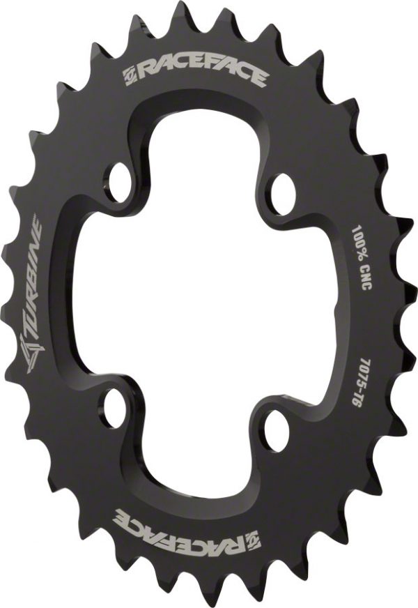 RaceFace Turbine 11-Speed Chainring: 64mm BCD 26t Black