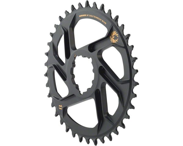 SRAM X-Sync 2 Eagle Direct Mount Chainring (Black/Gold) (6mm Offset) (32T) - 11.6218.030.110