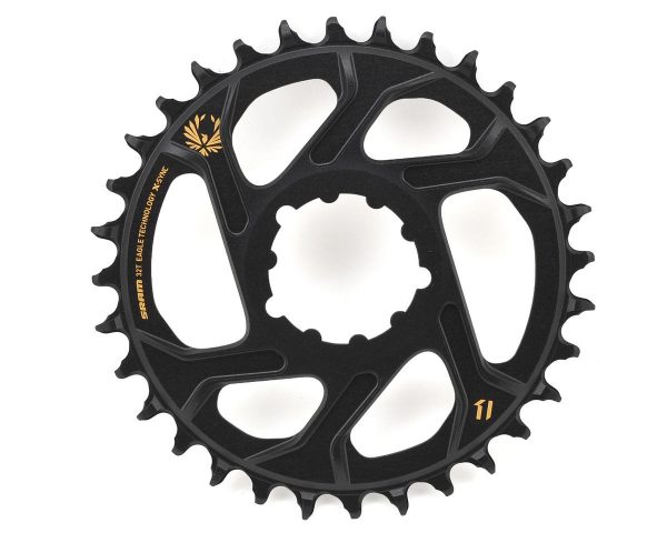 SRAM X-Sync 2 Eagle Direct Mount Chainring (Black/Gold) (Boost) (3mm Offset (Bo... - 11.6218.030.160