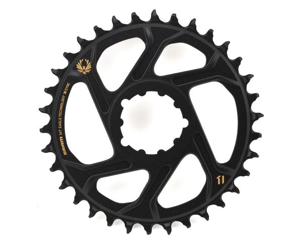 SRAM X-Sync 2 Eagle Direct Mount Chainring (Black/Gold) (Boost) (3mm Offset (Bo... - 11.6218.030.170